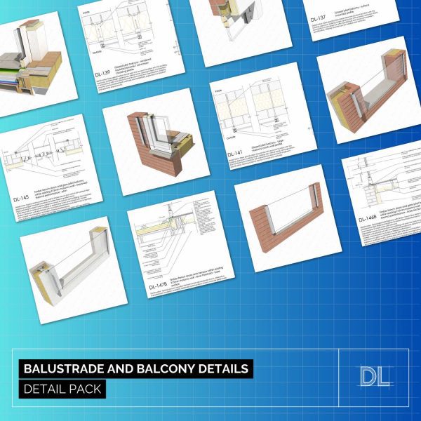 Balustrade and Balcony Detials Pack