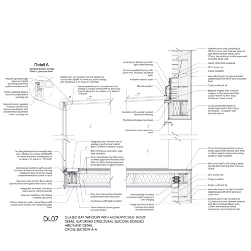 DL07 - Glazed Bay Window with Monopitched Roof