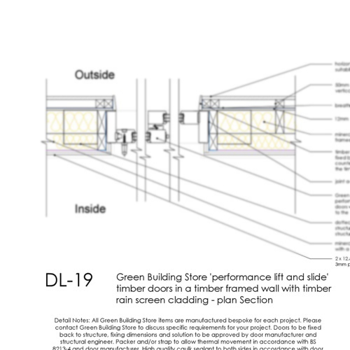 DL19 lift and slide timber door detail thumb