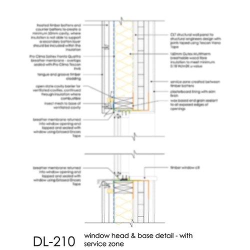 DL210 CLT Window Detail