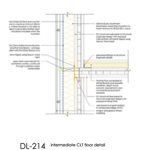 DL214 CLT Intermediate Floor Detail
