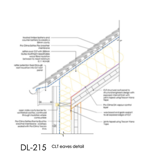 DL215 CLT Eaves Detail
