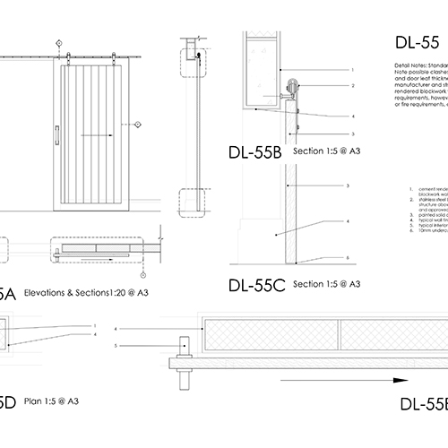 Front Hung Internal Sliding Door