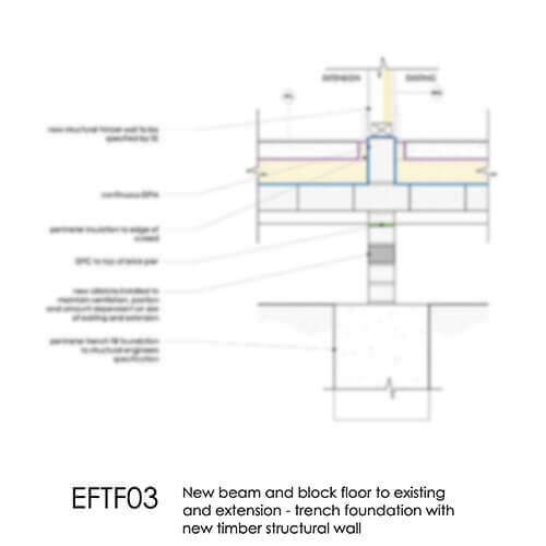 EFTF03 Beam and Block Floor with Timber Wall 2D
