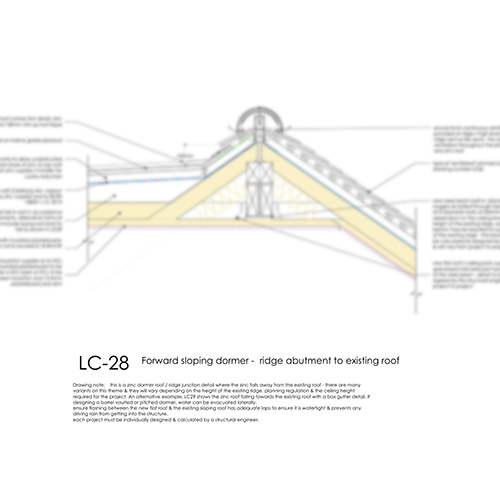 Zinc Dormer Roof Ridge Abutment