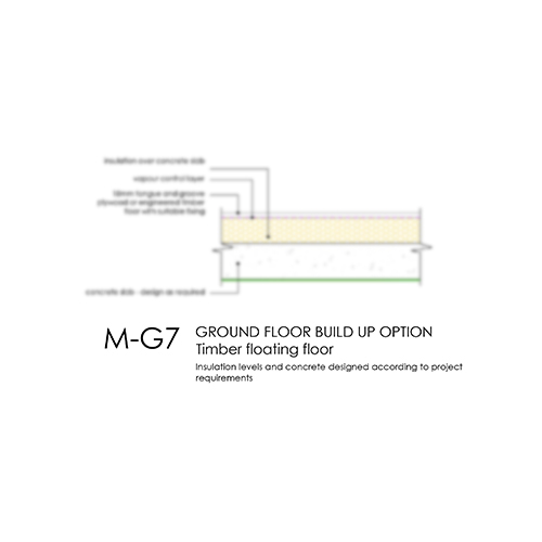 M-G7 timber floating floor detail