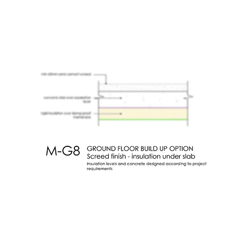 M-G8 floor build up detail