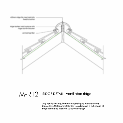 MR12 roof ridge detail