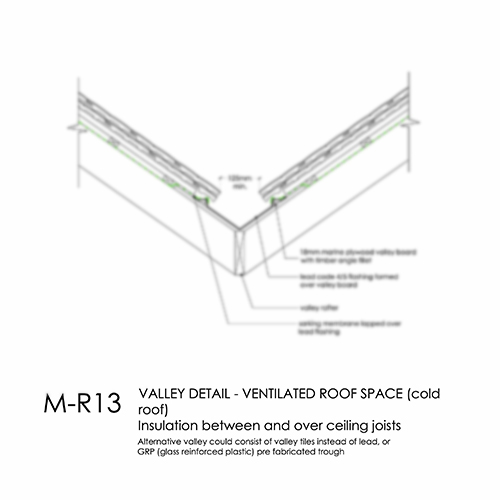 MR13 roof valley detail