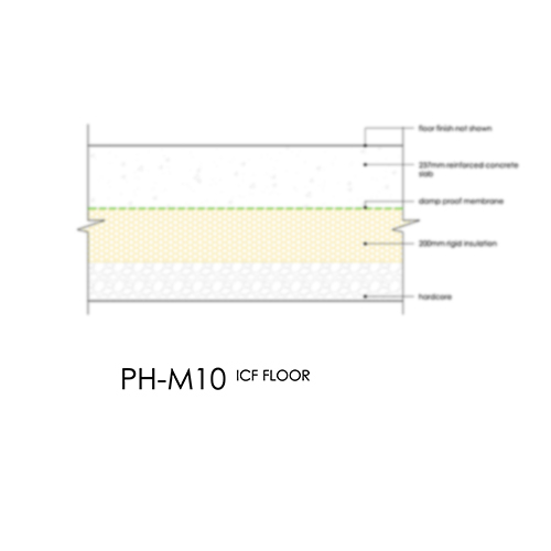 PHM10 Passivhas floor detail