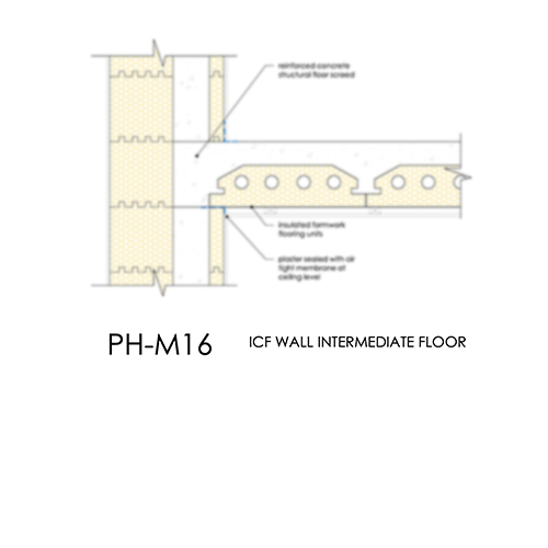 PHM16 Passivhaus ICF floor detail