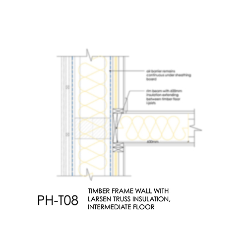 PHT08 Timber frame intermediate floor detail