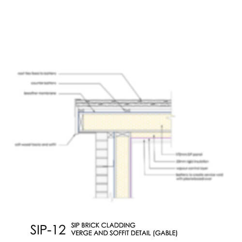 SIP12 R1 SIP roof verge detail