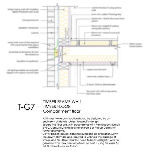 T-G7 timber compartment floor detail