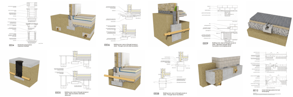01 Jan25 EE01-12 Extension External Drainage Details