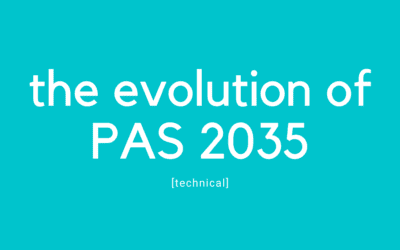 The Evolution of PAS 2035