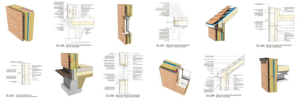07 Jul23 DL249-260 Brick Slips Details - Mechanical Fix