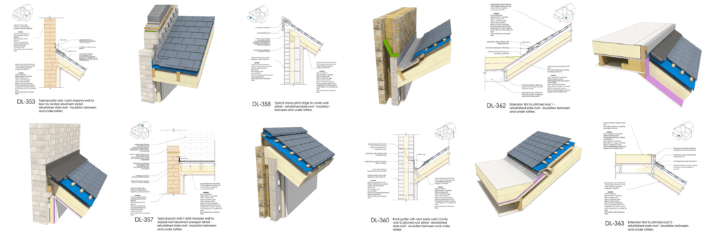 08 Aug24 DL352-363 Refurbished Slate Roof Details P2
