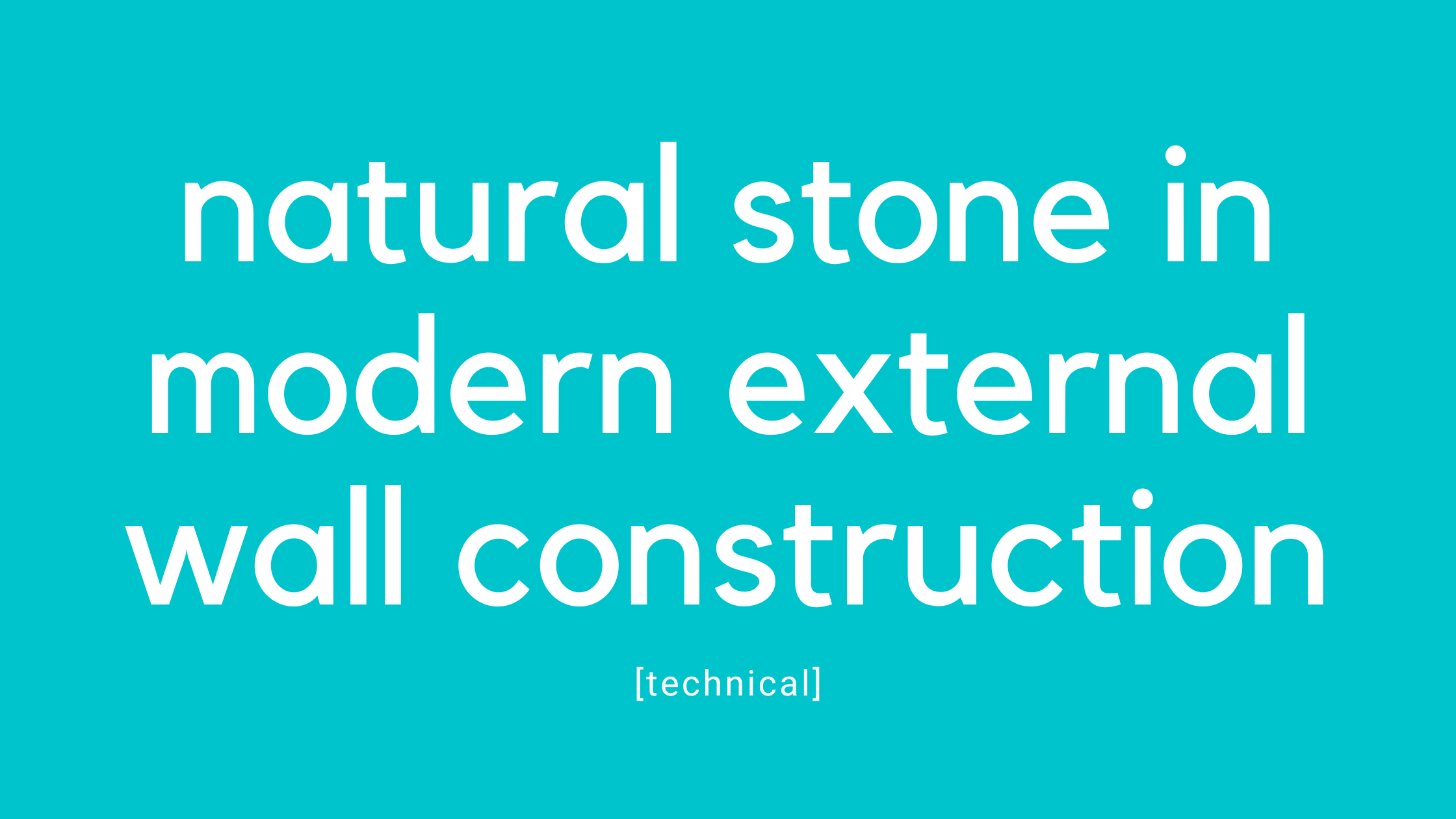 11 Natural Stone in Modern External Wall Construction FI