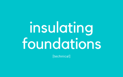 Insulating Foundations