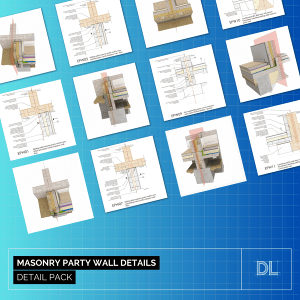 Masonry Party Wall Detail Pack