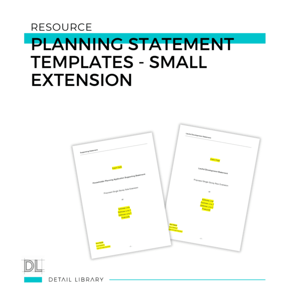 Planning Statement Templates - Small Extension